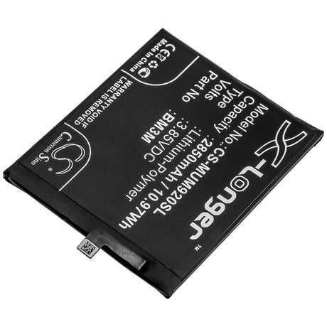 3.85V, Li-Polymer, 2850mAh, SmartPhone battery fits Xiaomi, Bm3m, Mi 9se, 10.97Wh Mobile, SmartPhone Cameron Sino Technology Limited (Smartphone)