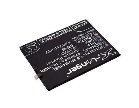 3.85V, Li-Polymer, 4750mAh, SmartPhone battery fits Xiaomi, (V1),Bm49, 2016001, 2016002, 18.29Wh Mobile, SmartPhone Cameron Sino Technology Limited (Smartphone)