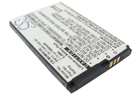3.7V, Li-ion, 1600mAh, PDA battery fits Xiaomi, 29-11940-000-00, M1, Mi-one, 5.92Wh PDA, Pocket PC Cameron Sino Technology Limited