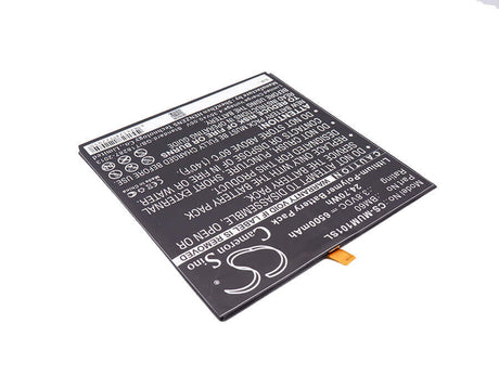 3.8V, Li-Polymer, 6500mAh, Tablet battery fits Xiaomi, Bm60, A0101, A0101 16gb, 24.70Wh Tablet Cameron Sino Technology Limited