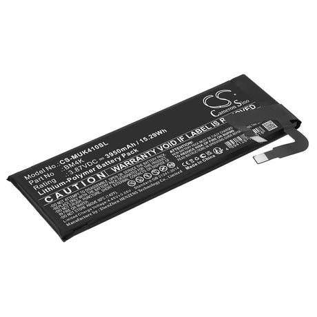 3.87V, Li-Polymer, 3950mAh, SmartPhone battery fits Xiaomi, Bm4k, Mix Alpha, 15.29Wh Mobile, SmartPhone Cameron Sino Technology Limited (Smartphone)