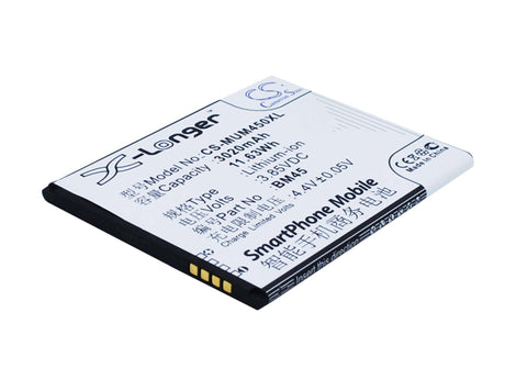 3.85V, Li-ion, 3020mAh, SmartPhone battery fits Xiaomi, Bm45, 2015213, Note 2 Premium Edition, 11.63Wh Mobile, SmartPhone Cameron Sino Technology Limited (Smartphone)