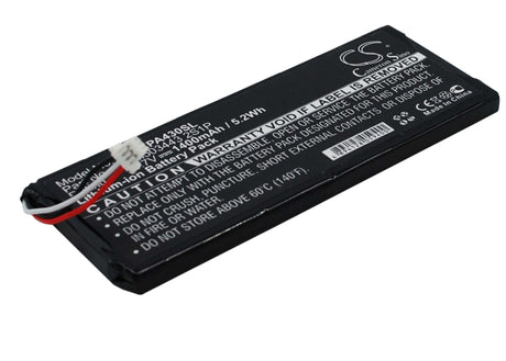3.7V, Li-ion, 1400mAh, Remote Control battery fits Xpend, Smart Remote Wqaga43, Wqaga43, 5.18Wh Remote Control Cameron Sino Technology Limited