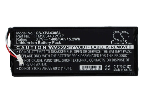 3.7V, Li-ion, 1400mAh, Remote Control battery fits Xpend, Smart Remote Wqaga43, Wqaga43, 5.18Wh Remote Control Cameron Sino Technology Limited