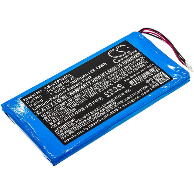 7.4V, Li-Polymer, 3800mAh, Diagnostic Scanner battery fits Xtool, Pl6065100-2s, Ez300 Pro, I80 Pad, 28.12Wh Diagnostic Scanner Cameron Sino Technology Limited