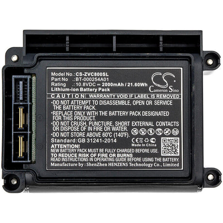 Battery For Zebra, Vc80, 10.8v, 2000mah - 21.60wh Batteries for Electronics Cameron Sino Technology Limited (Suspended)   