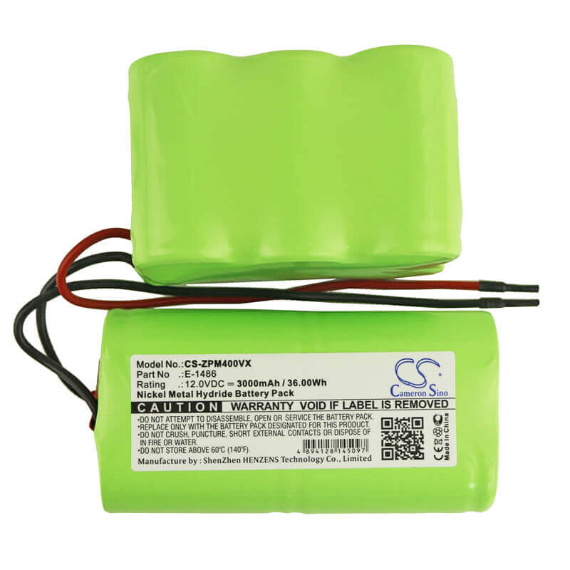 12.0V, Ni-MH, 3000mAh, Vacuum battery fits Zepter, Pwc-400, Turbohandy 2 In 1, 36.00Wh Vacuum Cameron Sino Technology Limited