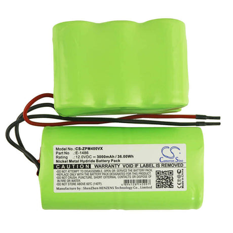 12.0V, Ni-MH, 3000mAh, Vacuum battery fits Zepter, Pwc-400, Turbohandy 2 In 1, 36.00Wh Vacuum Cameron Sino Technology Limited