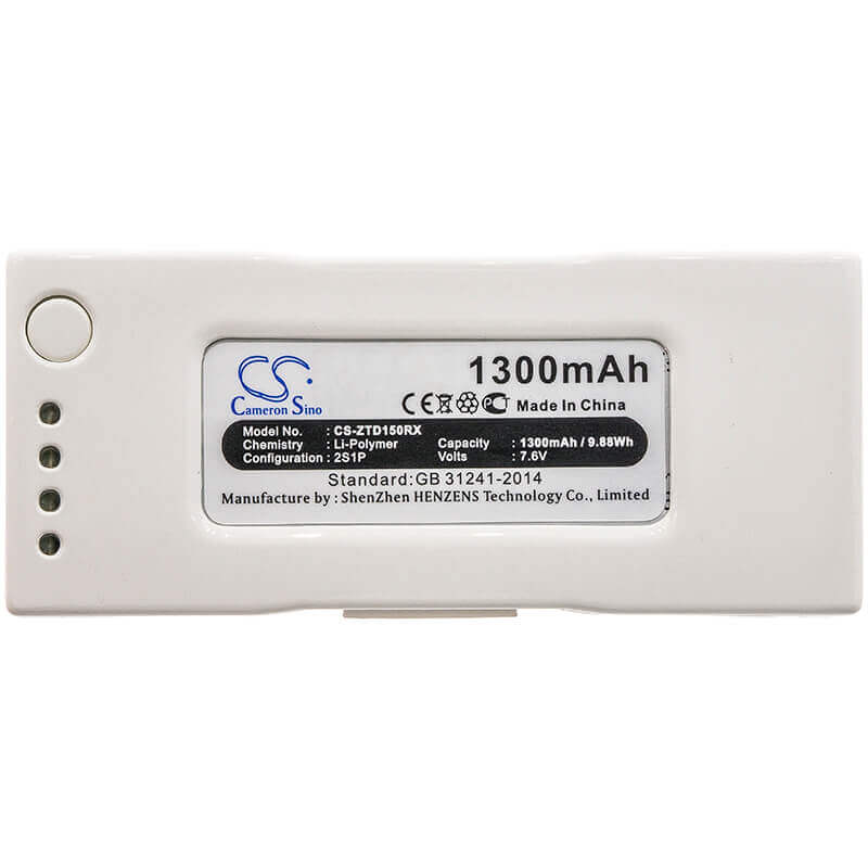 7.6V, Li-Polymer, 1300mAh, Drones battery fits Zerotech, D150, Dobby Pocket Selfie Drone, 9.88Wh Drones Cameron Sino Technology Limited