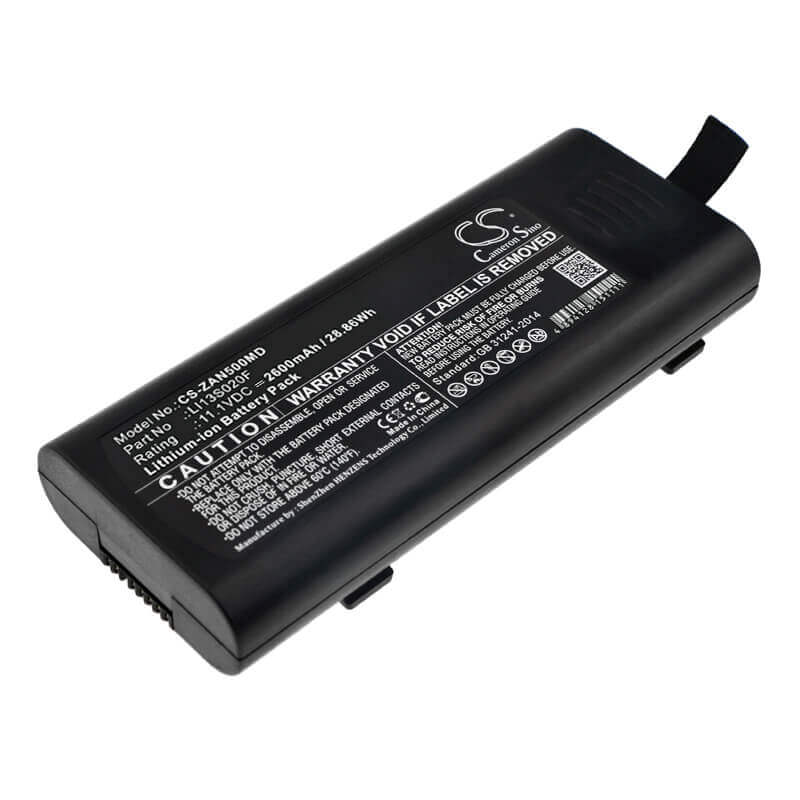 11.1V, Li-ion, 2600mAh, Medical battery fits Zondan, Li13s020f, Apollo N5, Zd120d, 28.86Wh Medical Cameron Sino Technology Limited (Medical)
