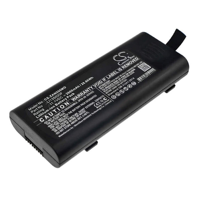 11.1V, Li-ion, 2600mAh, Medical battery fits Zondan, Li13s020f, Apollo N5, Zd120d, 28.86Wh Medical Cameron Sino Technology Limited (Medical)