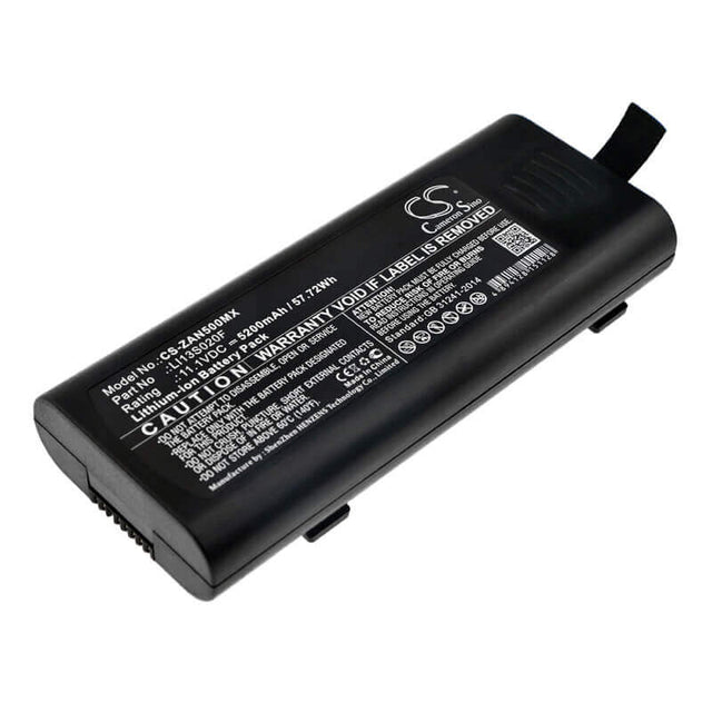 11.1V, Li-ion, 5200mAh, Medical battery fits Zondan, Li13s020f, Apollo N5, Zd120d, 57.72Wh Medical Cameron Sino Technology Limited (Medical)