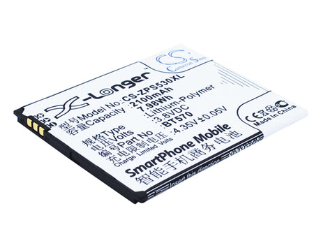 3.8V, Li-Polymer, 2100mAh, SmartPhone battery fits Zopo, Bt570, Zp530, Zp532, 7.98Wh Mobile, SmartPhone Cameron Sino Technology Limited (Suspended)