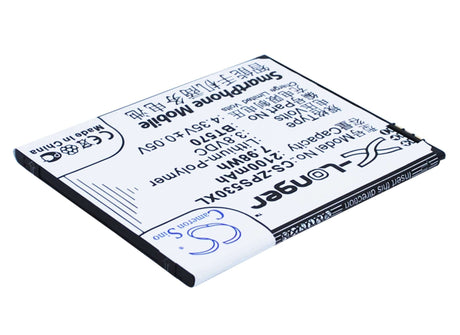 3.8V, Li-Polymer, 2100mAh, SmartPhone battery fits Zopo, Bt570, Zp530, Zp532, 7.98Wh Mobile, SmartPhone Cameron Sino Technology Limited (Suspended)