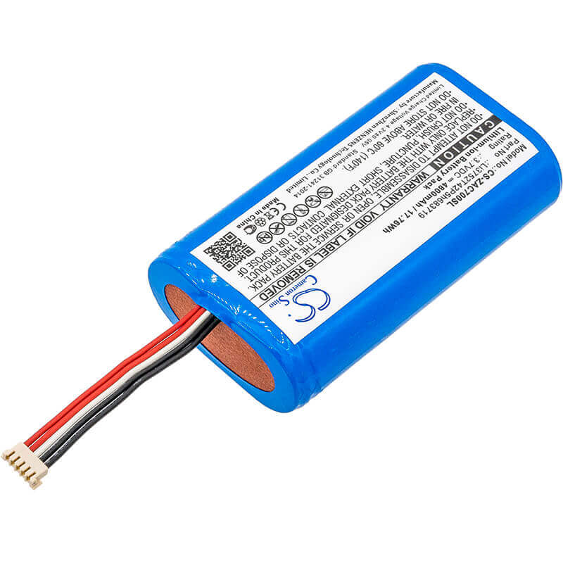 3.7V, Li-ion, 4800mAh, Hotspot battery fits Zte, Li3752t42p5h683719, Ac70, 17.76Wh Hotspot Cameron Sino Technology Limited