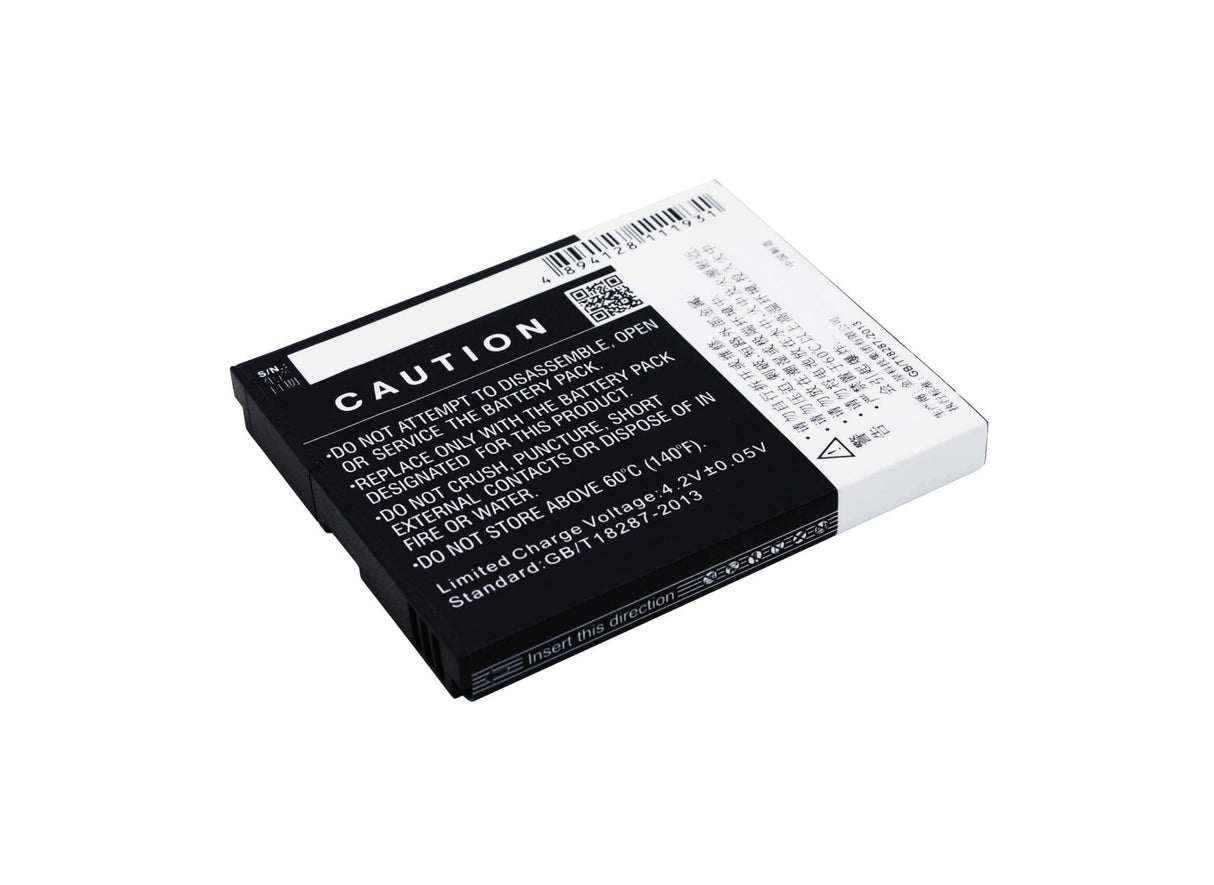 3.7V, Li-ion, 2900mAh, Hotspot battery fits Zte, Li3727t42p3h665678, Ar910, Ar910-a, 10.73Wh Hotspot Cameron Sino Technology Limited