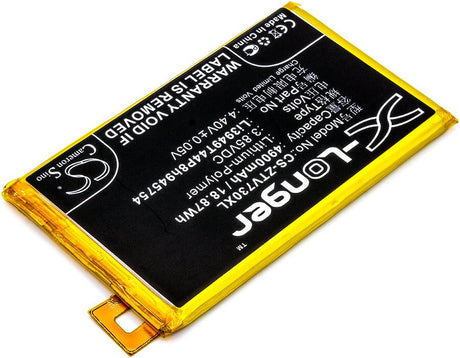 3.85V, Li-Polymer, 4900mAh, SmartPhone battery fits Zte, Li3949t44p8h945754, Blade A2 Plus, Blade A2 Plus Dual Sim Td-lte, 18.87Wh Mobile, SmartPhone Cameron Sino Technology Limited (Smartphone)