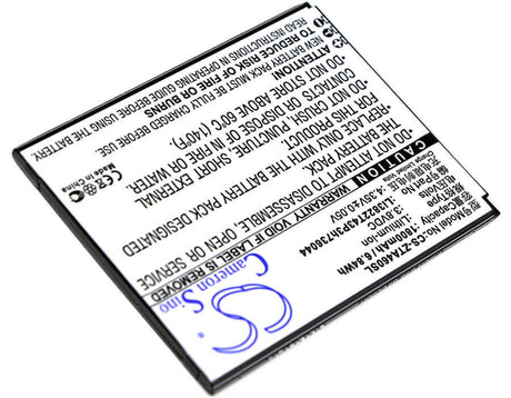 3.8V, Li-ion, 1800mAh, SmartPhone battery fits Zte, Li3822t43p3h736044, Blade A460, Blade L4, 6.84Wh Mobile, SmartPhone Cameron Sino Technology Limited (Smartphone)