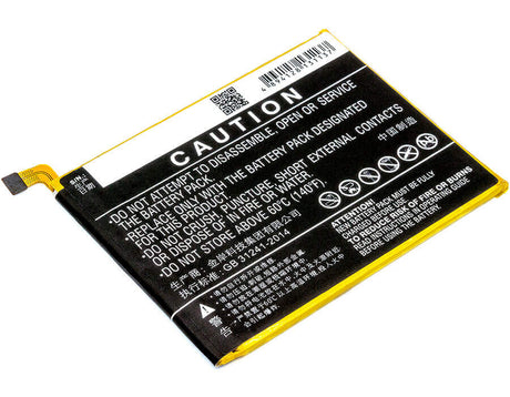 3.85V, Li-Polymer, 2700mAh, SmartPhone battery fits Zte, Li3927t44p8h786035, Blade V8, Bv0800, 10.4Wh Mobile, SmartPhone Cameron Sino Technology Limited (Smartphone)