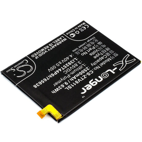 3.85V, Li-Polymer, 2500mAh, SmartPhone battery fits Zte, Li3925t44p6h765638, Blade V8 Lite, Blade V8 Lite Dual Sim, 9.63Wh Mobile, SmartPhone Cameron Sino Technology Limited (Smartphone)
