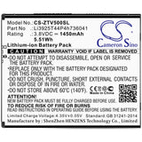 3.8V, Li-ion, 1450mAh, SmartPhone battery fits Zte, Li3925t44p4h736041, Blade Vantage, Blade Vantage 5, 5.51Wh Mobile, SmartPhone Cameron Sino Technology Limited (Smartphone)