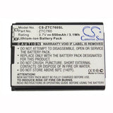 3,7V, Li-ion, 850mAh, batterie SmartPhone compatible avec Telstra, C76, 3,15Wh Mobile, SmartPhone Cameron Sino Technology Limited (Suspendu)