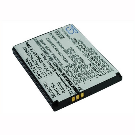 3.7V, Li-ion, 900mAh, SmartPhone battery fits Zte, Li3717t42p3h523947, C90, 3.33Wh Mobile, SmartPhone Cameron Sino Technology Limited (Suspended)
