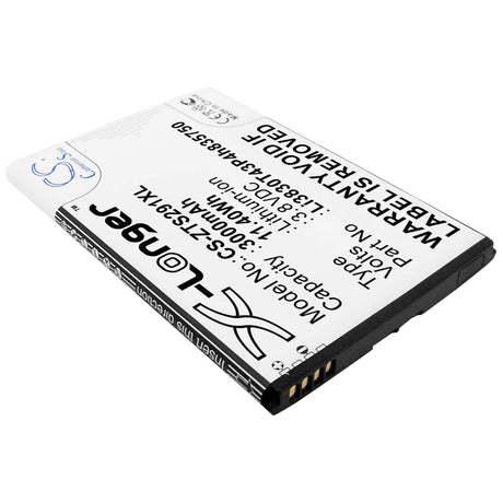 3.8V, Li-ion, 3000mAh, SmartPhone battery fits Zte, Li3830t43p4h835750, Avid 916, Avid 916 Lte, 11.4Wh Mobile, SmartPhone Cameron Sino Technology Limited (Smartphone)