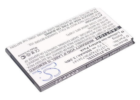 3.7V, Li-ion, 900mAh, SmartPhone battery fits Zte, Li3712t42p3h734141, N960, U236, 3.33Wh Mobile, SmartPhone Cameron Sino Technology Limited (Smartphone)