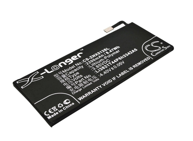 3.85V, Li-Polymer, 2200mAh, SmartPhone battery fits Zte, Li3821t44p6h3342a5, Nubia My Prague, Nubia Prague S, 8.47Wh Mobile, SmartPhone Cameron Sino Technology Limited (Suspended)
