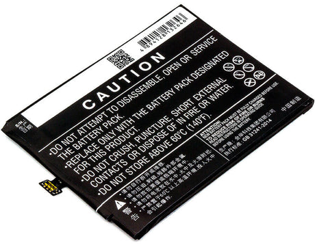 3.85V, Li-Polymer, 3100mAh, SmartPhone battery fits Zte, Li3932t44p6h806139, Nubia Z17, Nubia Z17 Dual Sim, 11.94Wh Mobile, SmartPhone Cameron Sino Technology Limited (Smartphone)