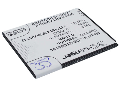 3.7V, Li-ion, 1650mAh, SmartPhone battery fits A+world, Li3716t42p3h705742, Cg503, 6.11Wh Mobile, SmartPhone Cameron Sino Technology Limited (Suspended)