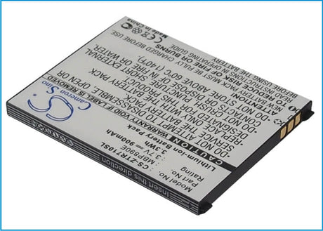 3.7V, Li-ion, 900mAh, SmartPhone battery fits Zte, Mbp890e, R710, 3.33Wh Mobile, SmartPhone Cameron Sino Technology Limited (Suspended)