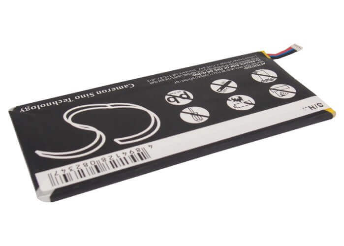 3.7V, Li-Polymer, 4000mAh, Tablet battery fits Zte, Li3740t42p5hc66050, P98t, T98, 14.80Wh Tablet Cameron Sino Technology Limited