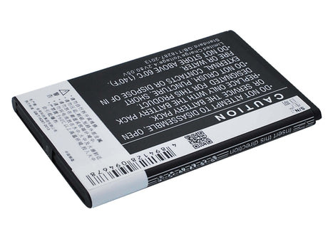 3.7V, Li-ion, 1400mAh, SmartPhone battery fits Zte, Li3714t42p3h654252, U809, V809, 5.18Wh Mobile, SmartPhone Cameron Sino Technology Limited (Suspended)