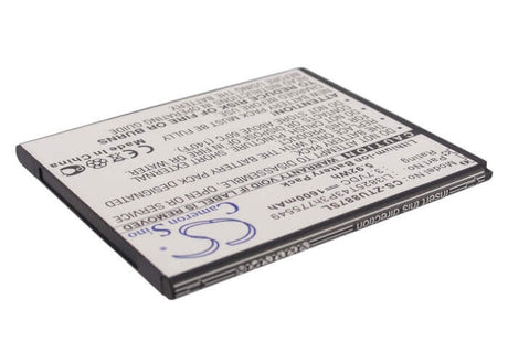 3.7V, Li-ion, 1600mAh, SmartPhone battery fits Zte, Li3702t42p3h736445, U887, 5.92Wh Mobile, SmartPhone Cameron Sino Technology Limited (Suspended)