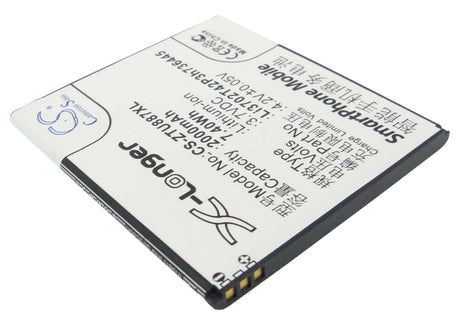 3.7V, Li-ion, 2000mAh, SmartPhone battery fits Zte, Li3702t42p3h736445, U887, 7.4Wh Mobile, SmartPhone Cameron Sino Technology Limited (Suspended)