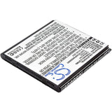 3.7V, Li-ion, 1100mAh, SmartPhone battery fits Zte, Li3712t42p3h525051, V797, 4.07Wh Mobile, SmartPhone Cameron Sino Technology Limited (Suspended)