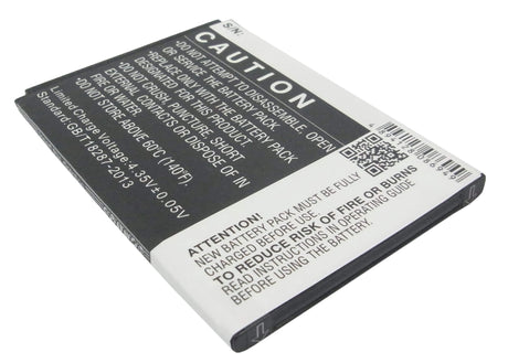 3.8V, Li-ion, 2500mAh, SmartPhone battery fits Amazing, Zte, Li3825t43p3h775549, A6, 9.5Wh Mobile, SmartPhone Cameron Sino Technology Limited (Smartphone)