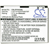 3.7V, Li-ion, 900mAh, SmartPhone battery fits Telstra, At&t, Vodafone, Verizon, Orange, T-mobile, Zte, Li3710t42p3h483757, Z431, 3.33Wh Mobile, SmartPhone Cameron Sino Technology Limited (Smartphone)