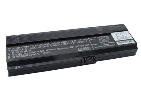 Black Battery For Acer As36802682, Aspire 3050, Aspire 3050-1733 11.1v, 6600mah - 73.26wh Notebook, Laptop Cameron Sino Technology Limited   