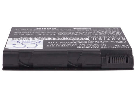 Black Battery For Acer Aspire 3100, Aspire 3103, Aspire 3103wlci 14.8v, 4400mah - 65.12wh Notebook, Laptop Cameron Sino Technology Limited   