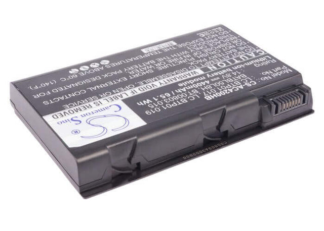 Black Battery For Acer Aspire 3100, Aspire 3103, Aspire 3103wlci 14.8v, 4400mah - 65.12wh Notebook, Laptop Cameron Sino Technology Limited   