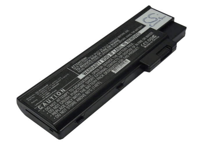 Black Battery For Acer Aspire 3661wlmi, Aspire 3682wxc, Aspire 5600awlm 14.8v, 4400mah - 65.12wh Notebook, Laptop Cameron Sino Technology Limited   
