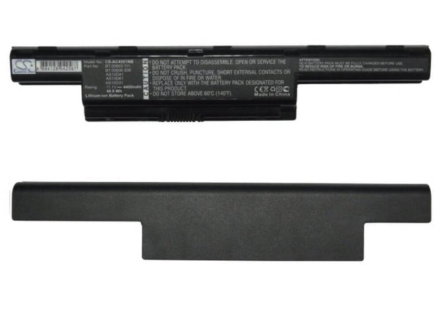 Black Battery For Acer Aspire 4333, Aspire 4339, Aspire 4349 11.1v, 4400mah - 48.84wh Notebook, Laptop Cameron Sino Technology Limited   