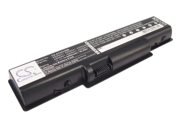 Black Battery For Acer Aspire 4732, Aspire 5516, Aspire 5517 11.1v, 4400mah - 48.84wh Notebook, Laptop Cameron Sino Technology Limited   