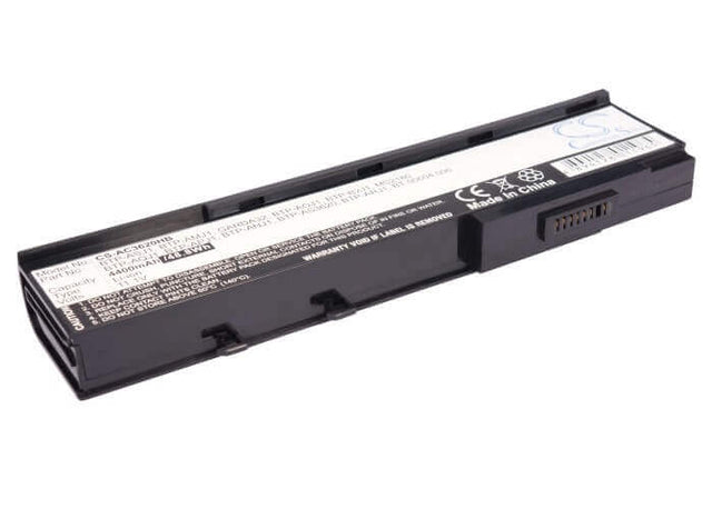 Black Battery For Acer Aspire 5550, Travelmate 6252, Aspire 3628nwxmi 11.1v, 4400mah - 48.84wh Notebook, Laptop Cameron Sino Technology Limited   