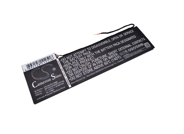 Black Battery For Acer Aspire P3-131, Aspire P3-131-4602, Aspire P3-131-4833 11.1v, 4750mah - 52.73wh Notebook, Laptop Cameron Sino Technology Limited (Suspended)
