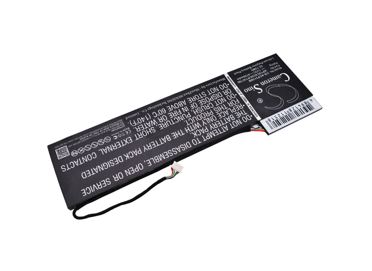 Black Battery For Acer Aspire P3-131, Aspire P3-131-4602, Aspire P3-131-4833 11.1v, 4750mah - 52.73wh Notebook, Laptop Cameron Sino Technology Limited (Suspended)