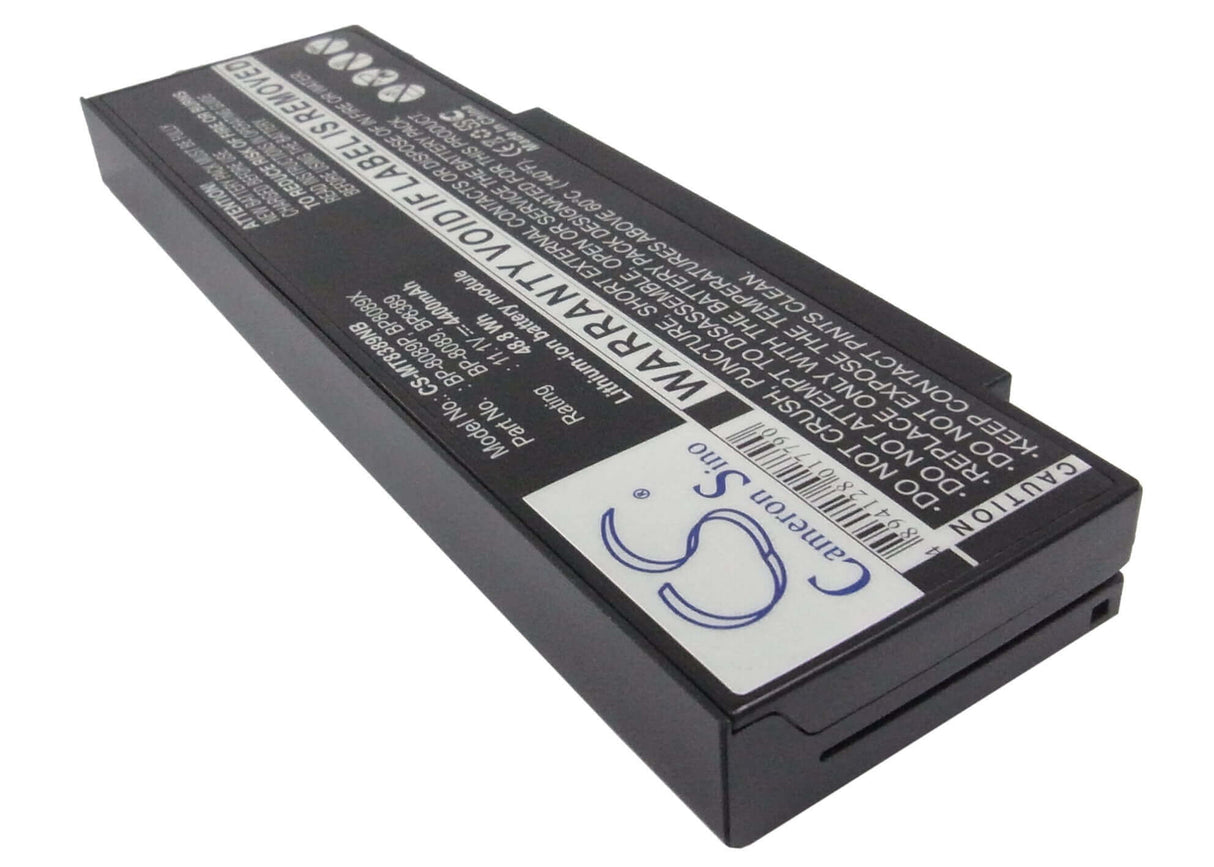 Black Battery For Advent Minote 8089, 8089p, 8389 11.1v, 4400mah - 48.84wh Notebook, Laptop Cameron Sino Technology Limited   